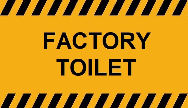 Asia Factory Toilet Blue No.4